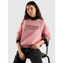 Tommy Hilfiger Europe Women Brand Logo Embroidered Round Neck Pullover-picture-24