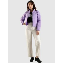 Tommy Hilfiger Europe Women Solid Regular Fit High-Neck Puffer Jacket image 3