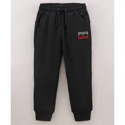 Tommy Hilfiger Full Length Solid Color Track Pant - Black-picture-17