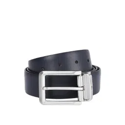 Tommy Hilfiger Gakona Multicolor Leather Reversible Belt for Men-picture-10