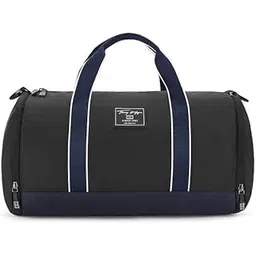 tommy hilfiger Garret Unisex Polyester Gym Bag Duffel - Black+Navy-picture-27