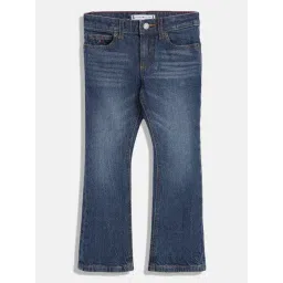 TOMMY HILFIGER Girls Blue Cotton Solid Jeans-picture-22