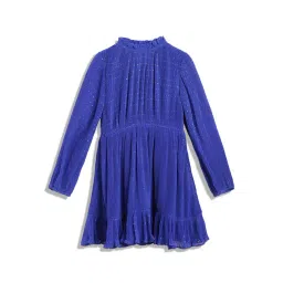 TOMMY HILFIGER Girls Blue Solid Dress-picture-39