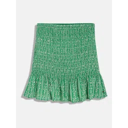 Tommy Hilfiger Girls Floral Printed A-Line Above-Knee Length Skirt-picture-43