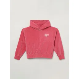 Tommy Hilfiger Girls Solid Hooded Sweatshirt-picture-34