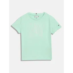 Tommy Hilfiger Girls Solid Round Neck Cotton T-shirt-picture-15