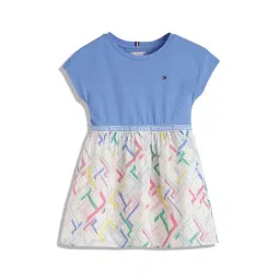 Tommy Hilfiger Girls White Solid Relaxed Fit Casual Dress-picture-36