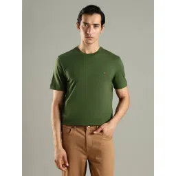 Tommy Hilfiger Green Cotton Regular Fit T-Shirt-picture-25