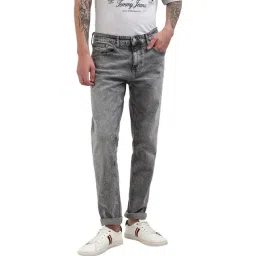 Tommy Hilfiger Grey Cotton Regular Fit Jeans-picture-47