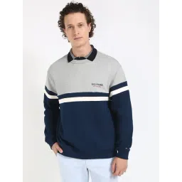 TOMMY HILFIGER Grey Cotton Relaxed fit Sweatshirt-picture-29