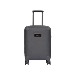 Tommy Hilfiger Grey Printed Small Hard Cabin Trolley Bag-picture-13