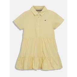 Tommy Hilfiger Infant Girls Pure Organic Cotton Shirt Dress-picture-57