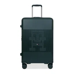 TOMMY HILFIGER Jade Green Patrick Logo Large Hard Sided Checked Luggage-picture-22