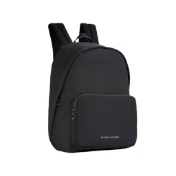 Tommy Hilfiger Kalmar Black PU Solid Laptop Backpack-picture-17