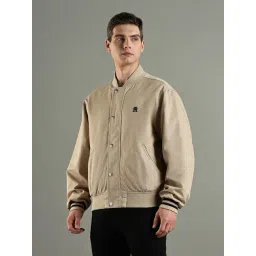 TOMMY HILFIGER Khaki Comfort Fit Solid Jacket image 4