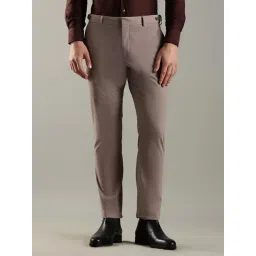 Tommy Hilfiger Khaki Cotton Regular Fit Trousers-picture-20