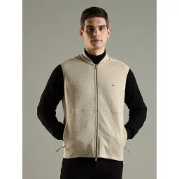 TOMMY HILFIGER Khaki Quilted Regular Fit Cotton Jacket-picture-19