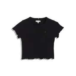 Tommy Hilfiger Kids Black Extra Slim Fit T-Shirt-picture-21