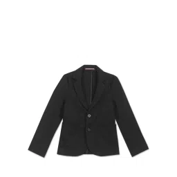 Tommy Hilfiger Kids Black Solid Blazer image 1
