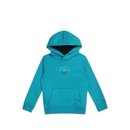 Tommy Hilfiger Kids Blue Solid Hoodie-picture-39