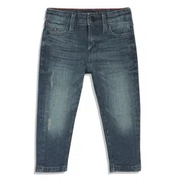 Tommy Hilfiger Kids Blue Solid Jeans-picture-12