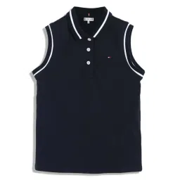 Tommy Hilfiger Kids Dark Night Navy Regular Fit Polo T-Shirt-picture-30