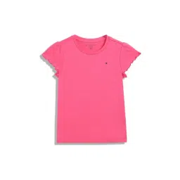 Tommy Hilfiger Kids Fandango Pink Regular Fit T-Shirt-picture-29