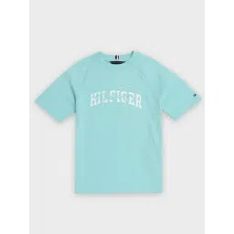 Tommy Hilfiger Kids Green Logo Relaxed Fit T-Shirt-picture-38