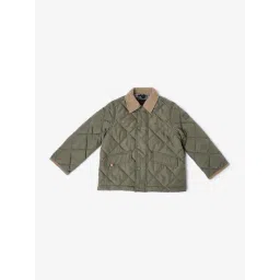 Tommy Hilfiger Kids Green Relaxed Quilted Jacket-picture-27