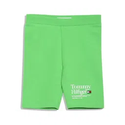 Tommy Hilfiger Kids Green Solid Shorts-picture-14