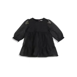 Tommy Hilfiger Kids Navy Solid Full Sleeves Dress-picture-29