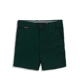 Tommy Hilfiger Kids Prep Green Cotton Regular Fit Shorts-picture-17