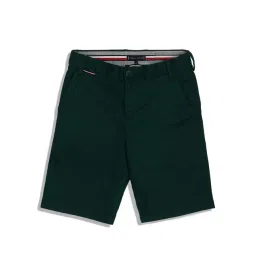 Tommy Hilfiger Kids Prep Green Cotton Regular Fit Shorts-picture-18