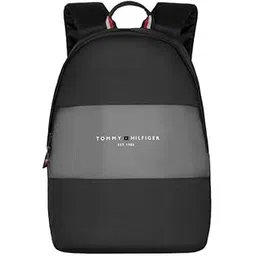 Tommy Hilfiger Laptop Backpack for Men & Women, One-Size, Granite Grey with Black, ALTMAN-picture-56