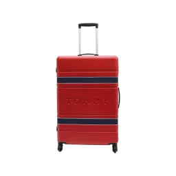TOMMY HILFIGER Las Vegas Red & Navy 4 Wheels Large Hard Cabin Trolley Bag-picture-37