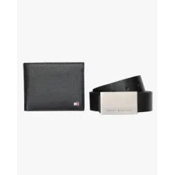tommy hilfiger Leather Bi-Fold Wallet with Belt-picture-26