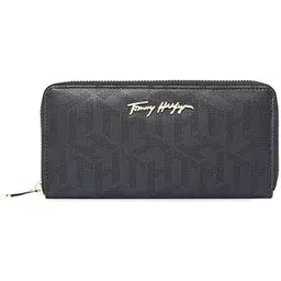 tommy hilfiger Leather Women Celina Zip Around Wallet - Black, No. Of Card Slot : 8-picture-43