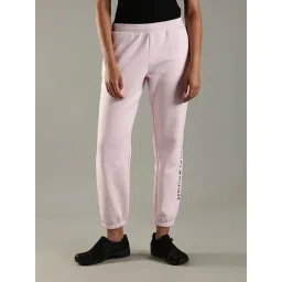 Tommy Hilfiger Light Pink Cotton Regular Fit Logo Printed Joggers-picture-22