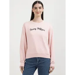 TOMMY HILFIGER Light Pink Graphic Print Sweatshirt-picture-42