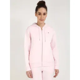 Tommy Hilfiger Light Pink Relaxed Fit Hoodie-picture-28