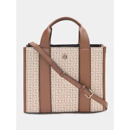 Tommy Hilfiger Light Stone Logo Satchel Bag-picture-18