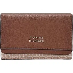 tommy hilfiger Logo Beige Pvc Tri Fold Wallet-picture-14