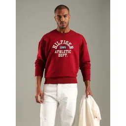 Tommy Hilfiger Men Alphanumeric Printed Regular Fit Cotton Sweatshirt-picture-31