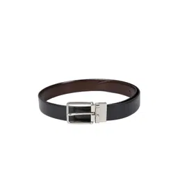 Tommy Hilfiger Men Black & Brown Solid Reversible Leather Belt-picture-28