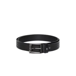 Tommy Hilfiger Men Black Textured Leather Belt-picture-15