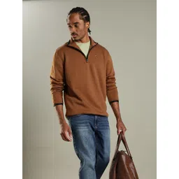 Tommy Hilfiger Men Europe Solid Regular Fit Cotton Sweatshirt-picture-22