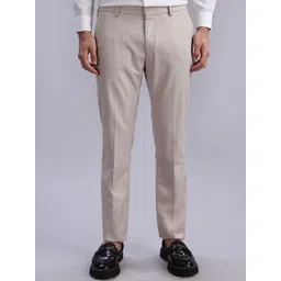 Tommy Hilfiger Men Mid Rise Relexed Fit Formal Trousers-picture-44