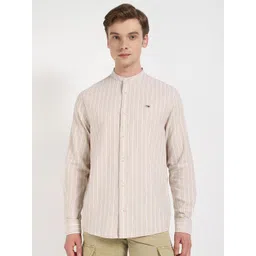 Tommy Hilfiger Men Opaque Striped Casual Shirt-picture-13