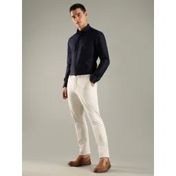 Tommy Hilfiger Men Slim Fit Solid Spread Collar Pure Cotton Formal Shirt image 5