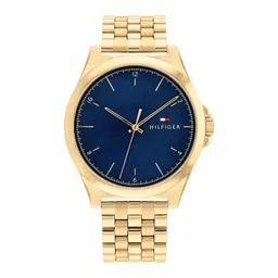 Tommy Hilfiger Men Solid Dial & Stainless Steel Bracelet Style Analogue Watch TH1710546-picture-35